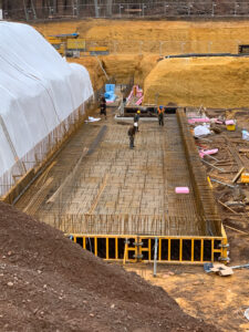 Brückenfundament Treis-Karden